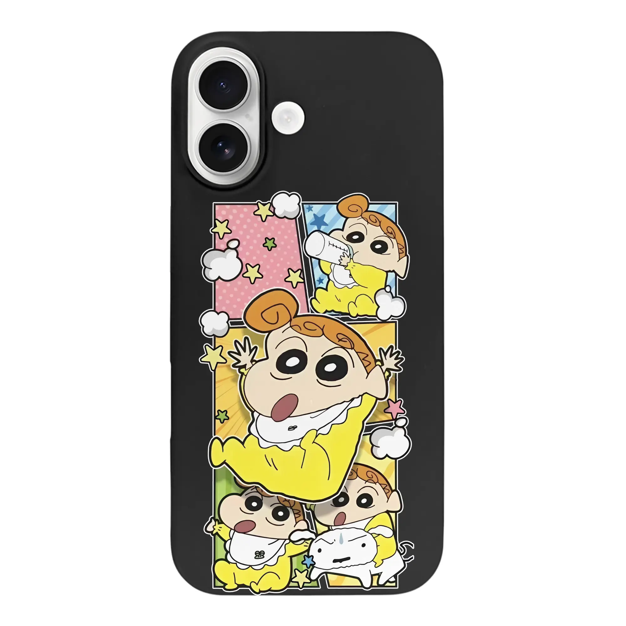 クレヨンしんちゃん グッズ 野原 ひまわり - iPhone 17 シリーズ シリコンケース 薄型 耐衝撃 指紋防止 ソフトタッチカバー 精密フィット 傷防止 保護ケース iPhone 17/17 Air/17 Pro/17 Pro Max 対応